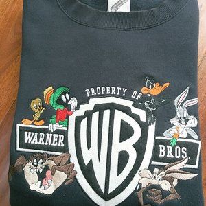 Warner Brothers Embroidered Sweatshirt